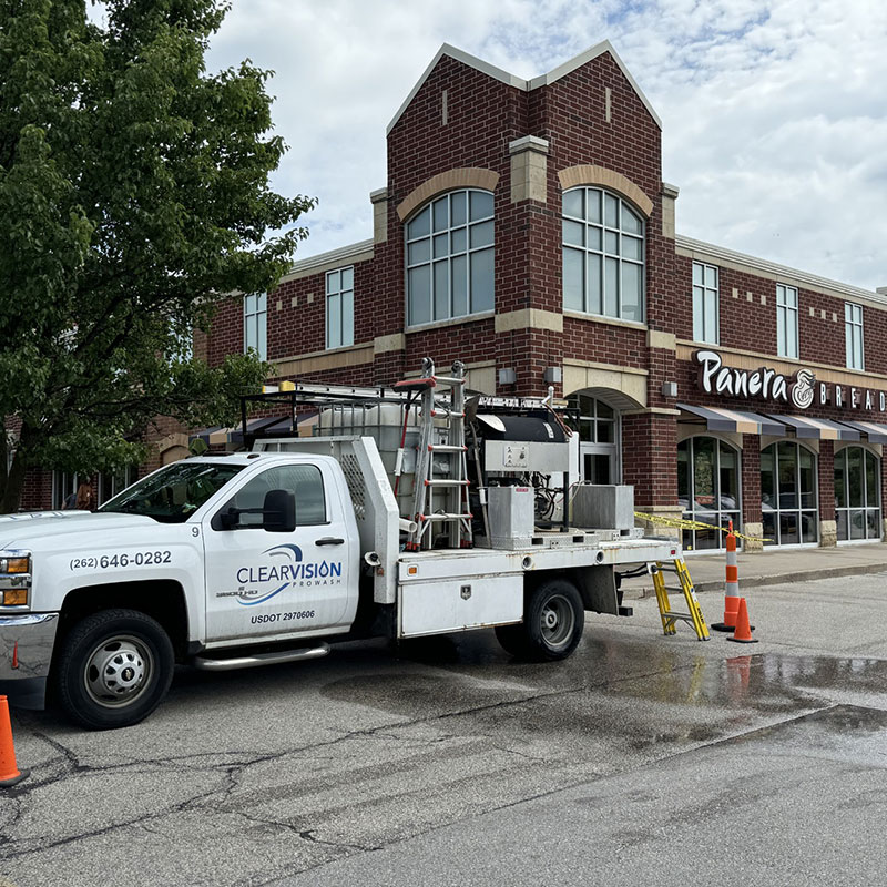 commercial pressure washing Building Wash Brookfield