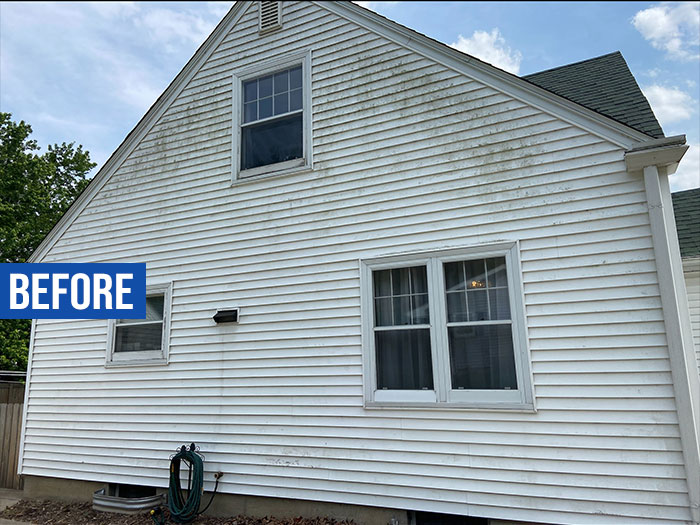 House Pressure washing Miwaukee Before
